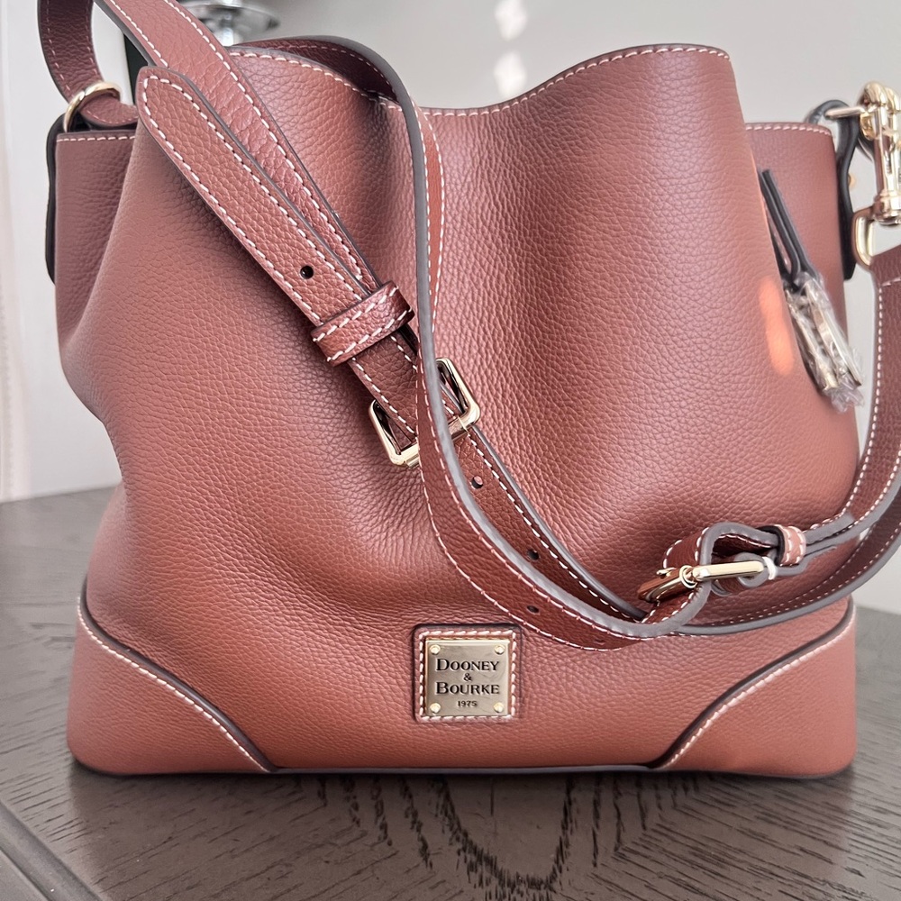 Dooney & Bourke Sorrento Barlow Satchel Brown